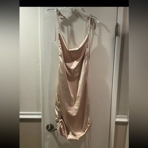 LEAU Cabo Dress Champagne NWT Size Medium